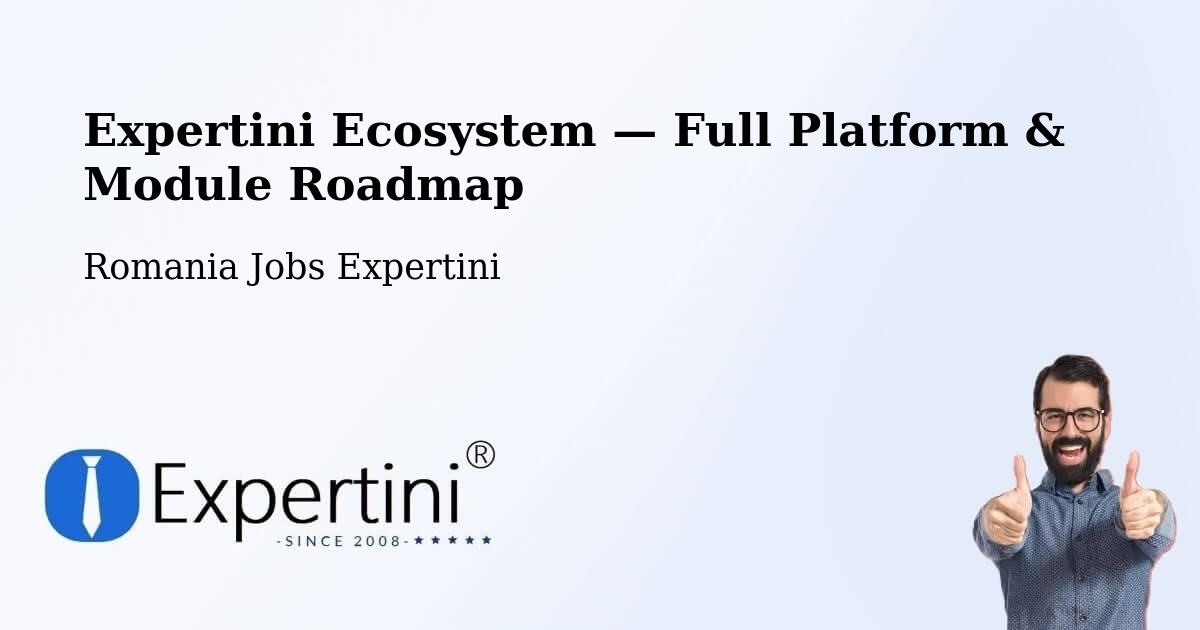 Expertini Ecosystem — Full Platform & Module Roadmap – Cârlibaba